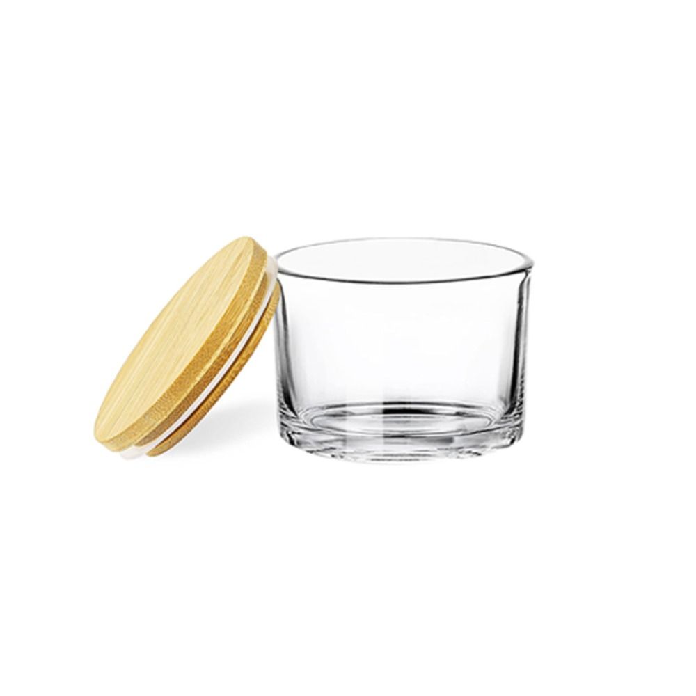 Candle Making Jars With Lids - Frascos de vela de vidro transparente