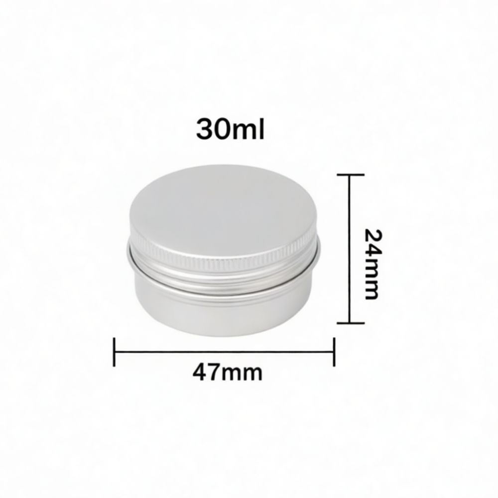 Pote de Creme Redondo de Metal - Tin Container Lid avaliação e preço