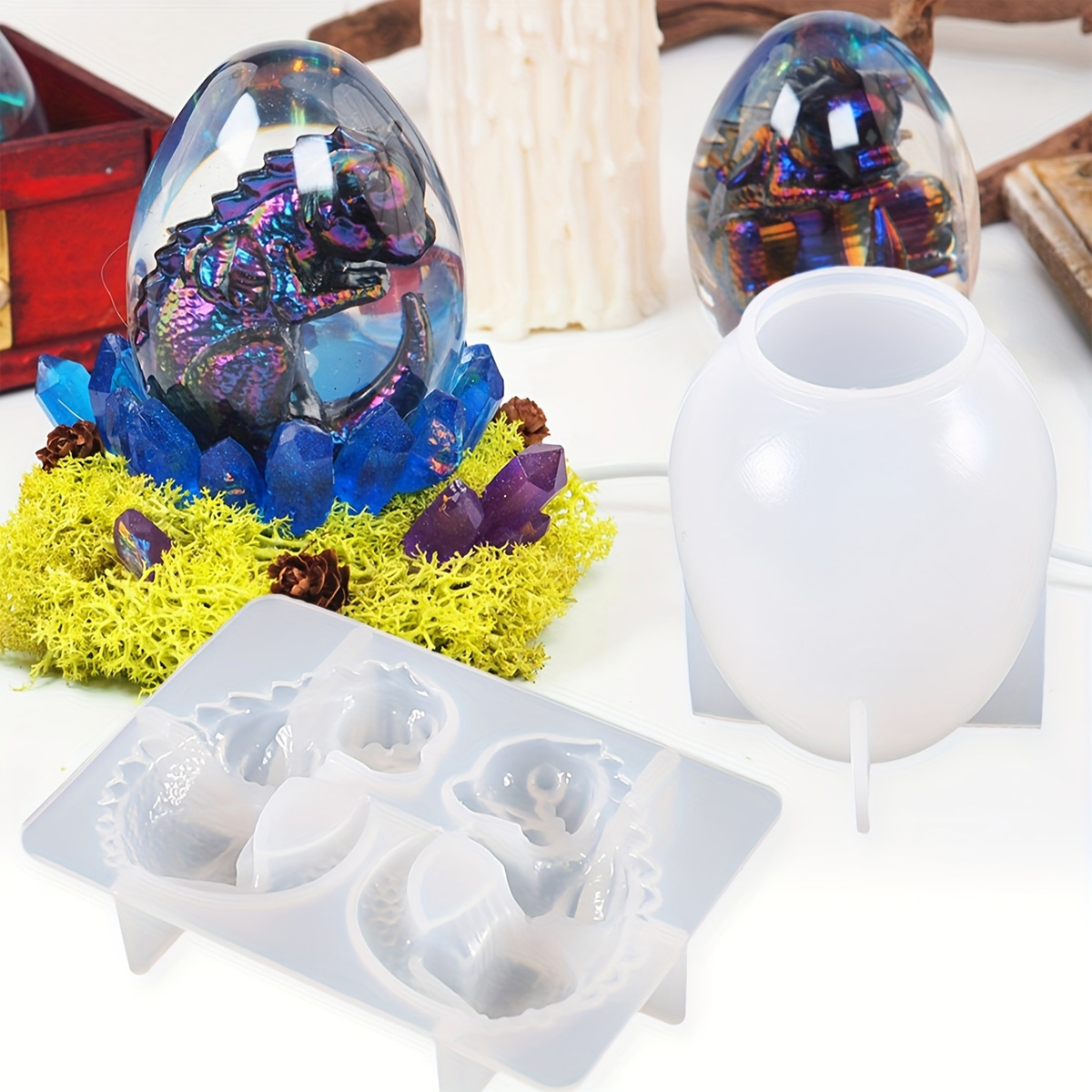 Moldes de ovo de dragão de sil - Candle Making Kits avaliação e preço