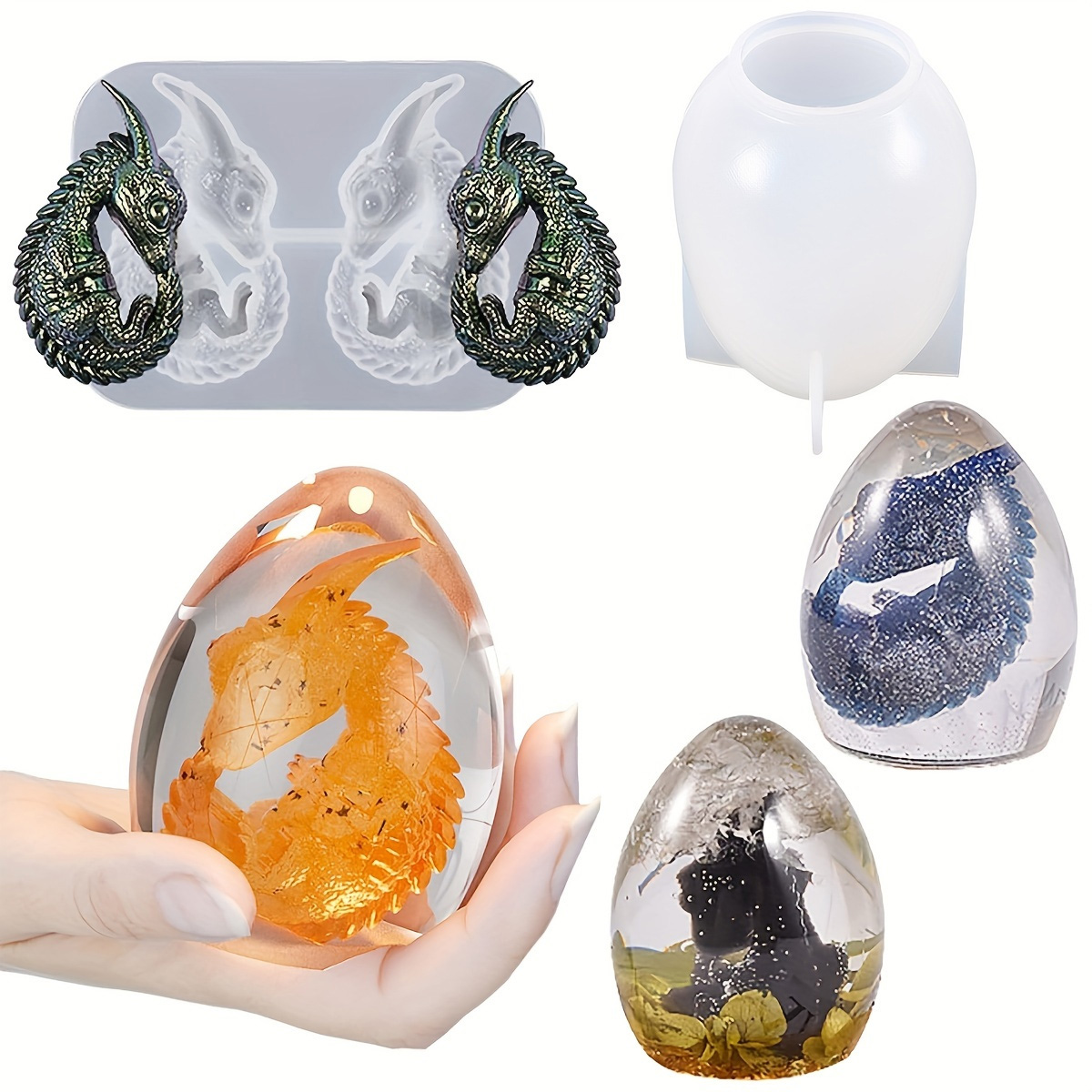 Moldes de ovo de dragão de sil - Candle Making Kits avaliação e preço