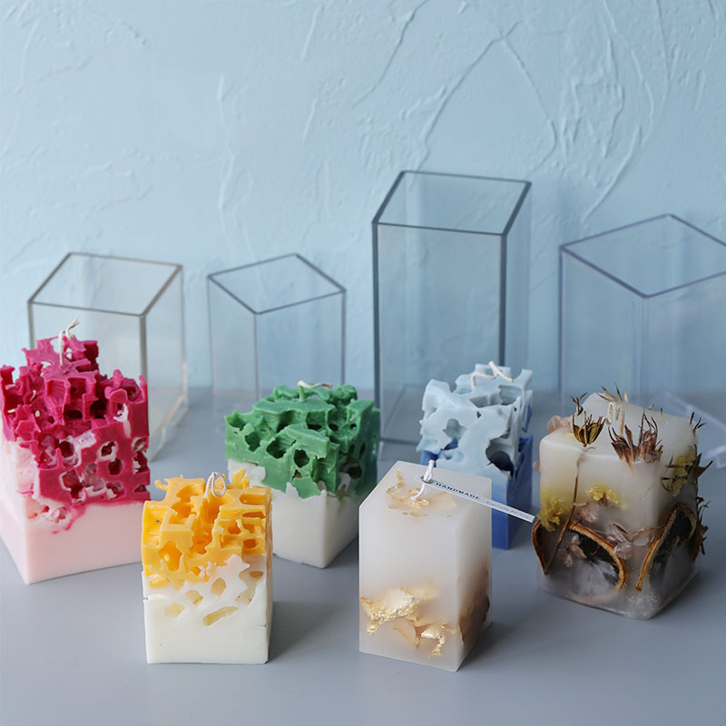 3d quadrado retângulo coluna v - Candle Making Kits avaliação e preço