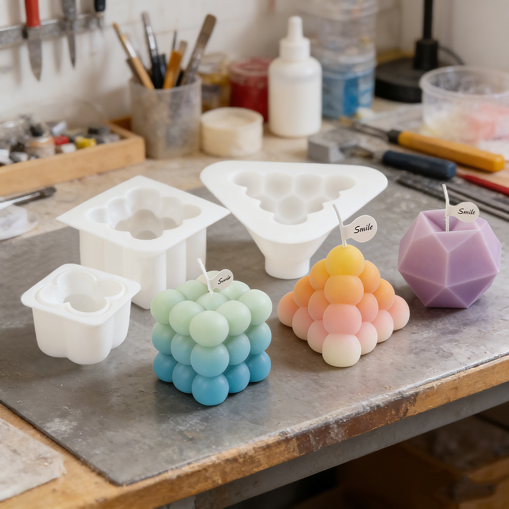 Conjunto de Moldes de Silicone - Candle Making Kits avaliação e preço